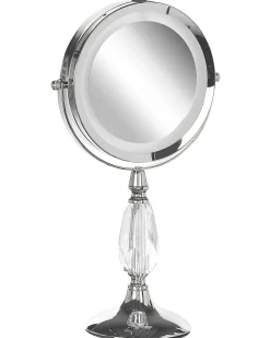 Specchio per make-up LED MAURY Argento