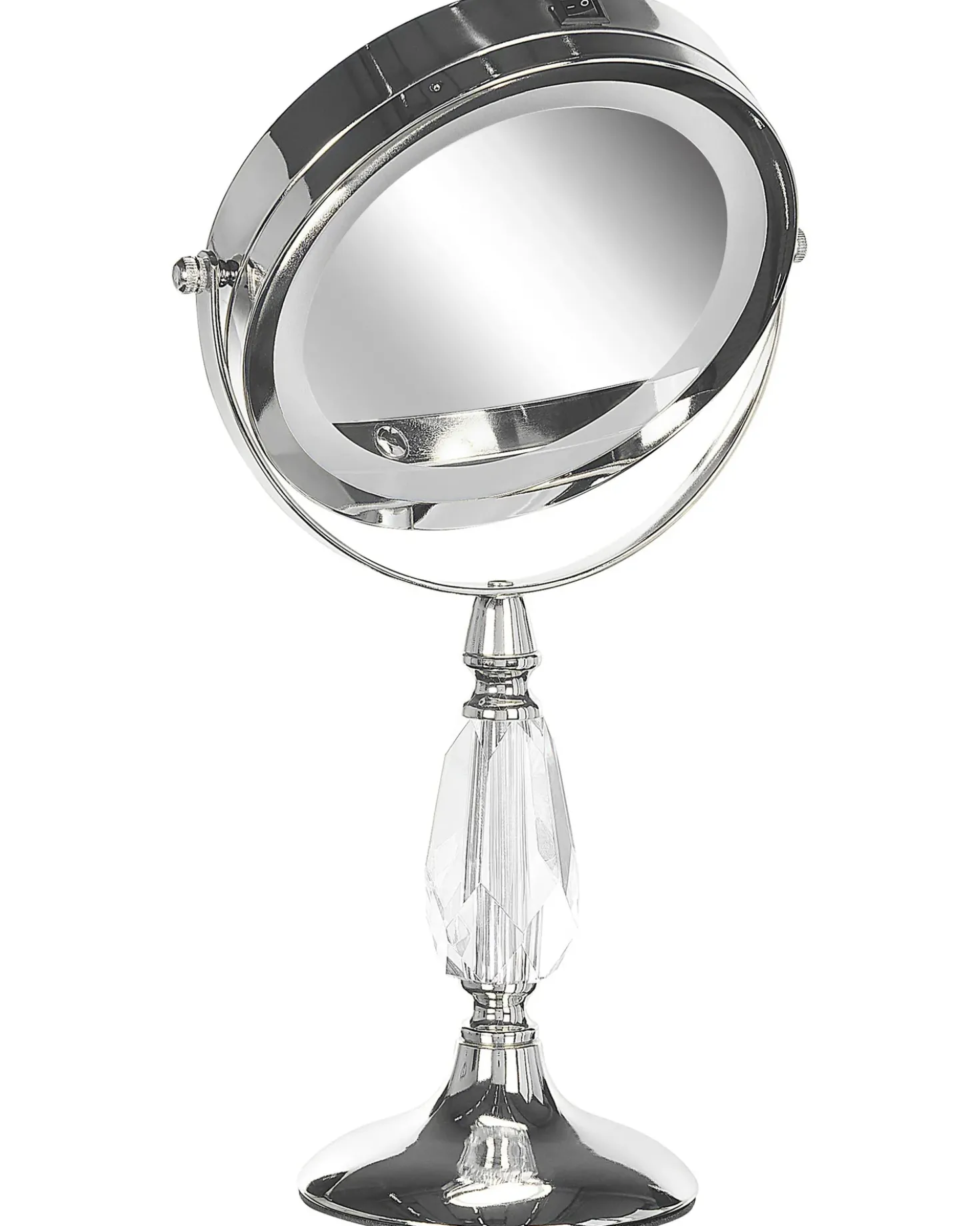 Specchio per make-up LED MAURY Argento