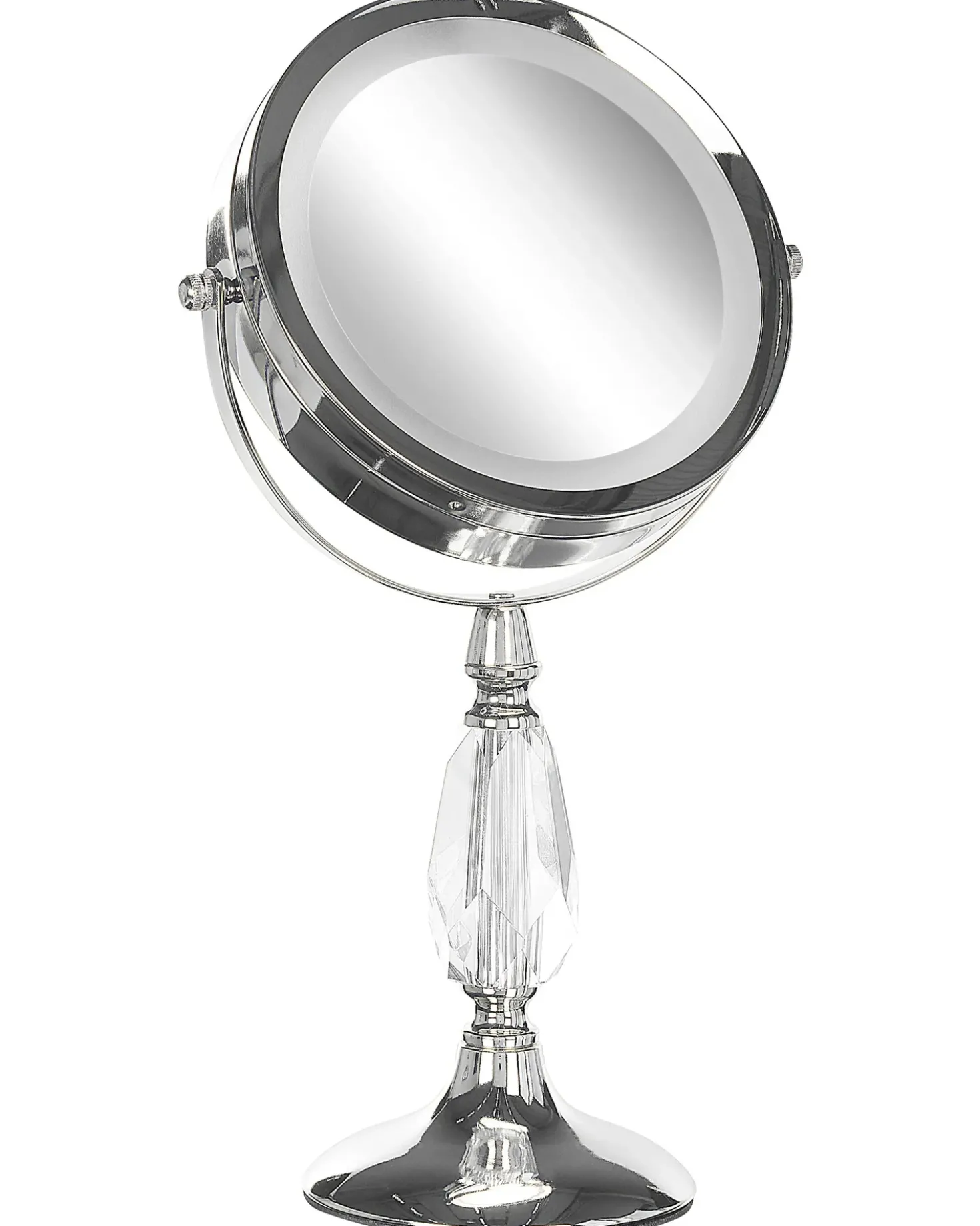Specchio per make-up LED MAURY Argento