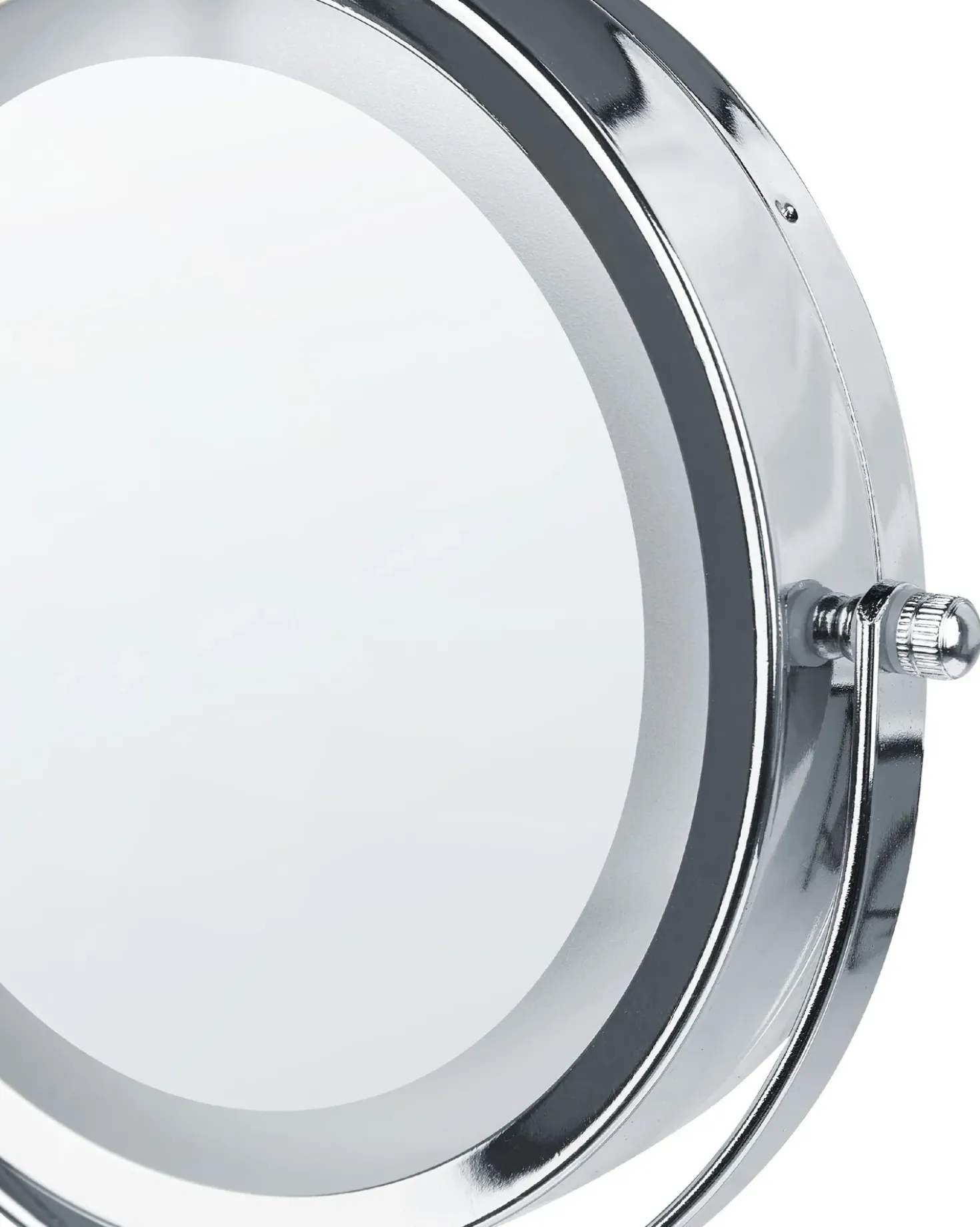 Specchio per make-up LED SAVOIE Nero/Argento
