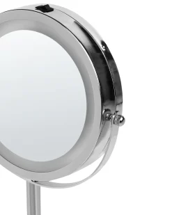 Specchio per make-up LED VERDUN Argento