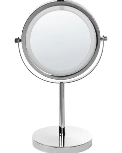 Specchio per make-up LED VERDUN Argento