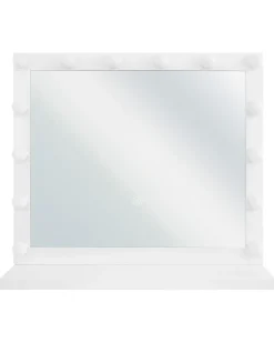 Specchio per tavolino toeletta LED BEAUVOIR Bianco