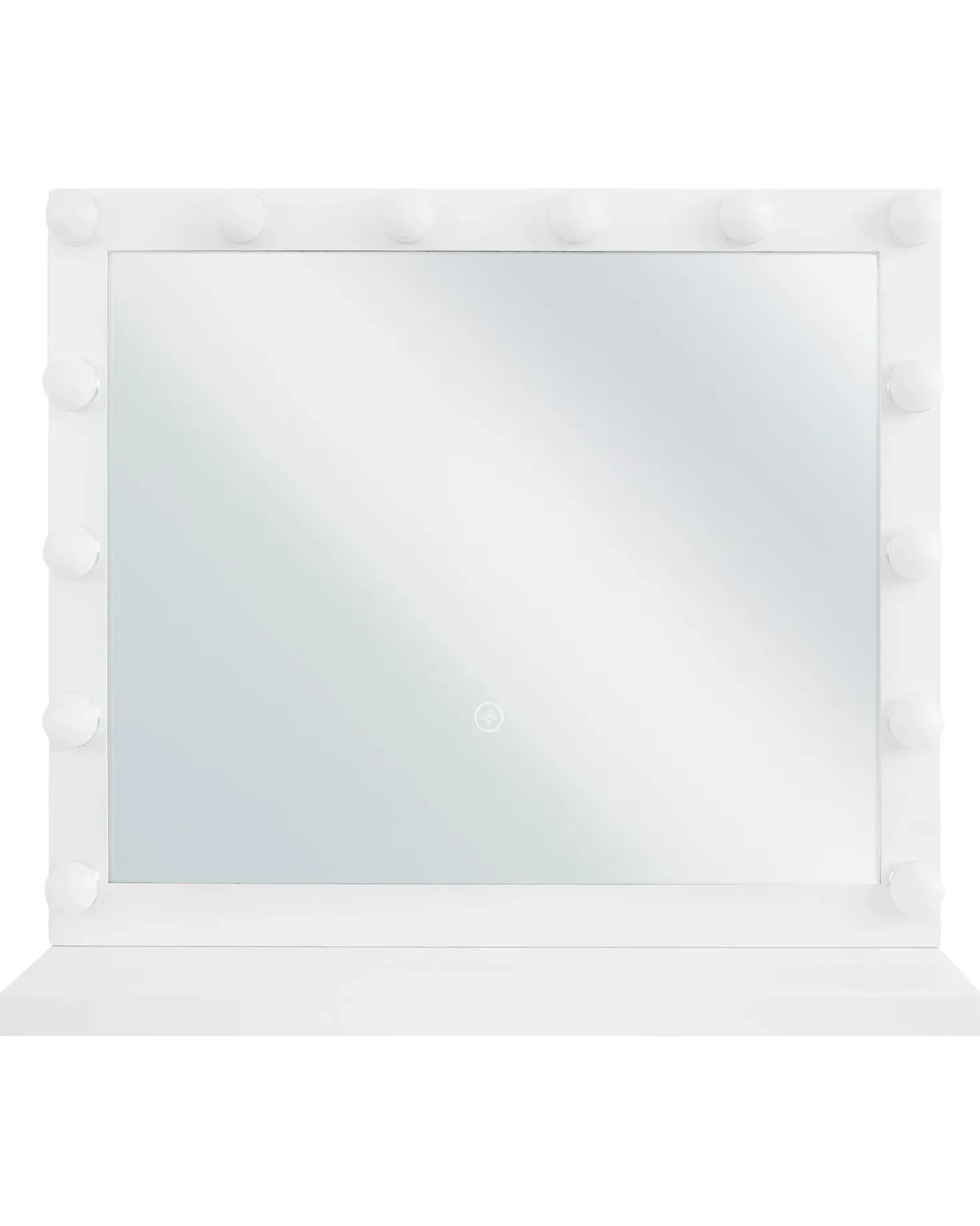 Specchio per tavolino toeletta LED BEAUVOIR Bianco