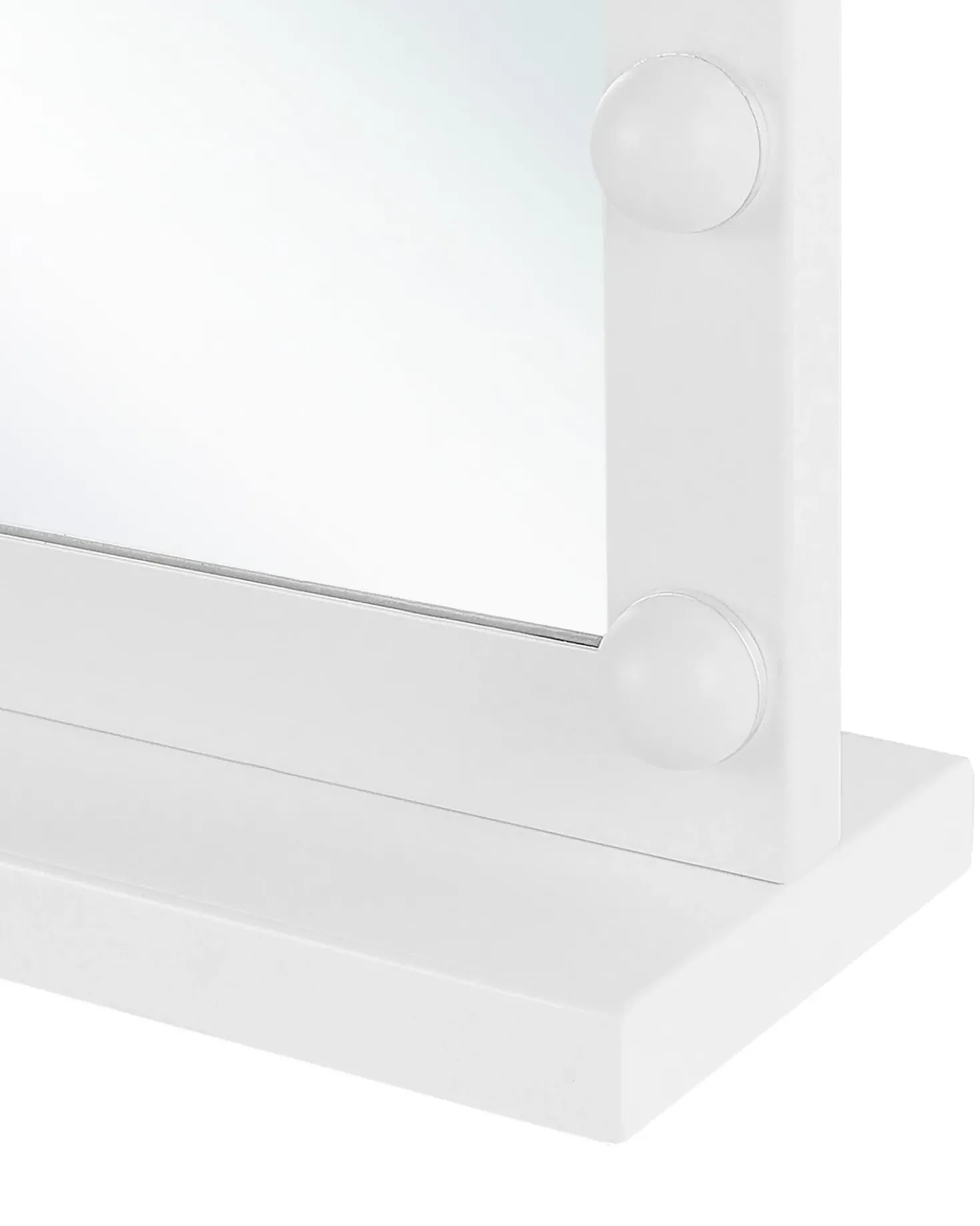 Specchio per tavolino toeletta LED BEAUVOIR Bianco