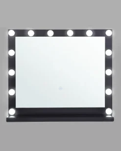 Specchio per tavolino toeletta LED BEAUVOIR Nero