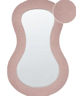 Specchio PLANCHEZ 70 cm 112 cm Bouclé Rosa