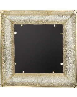 Specchio PLERIN 60 cm 60 cm Metallo Oro