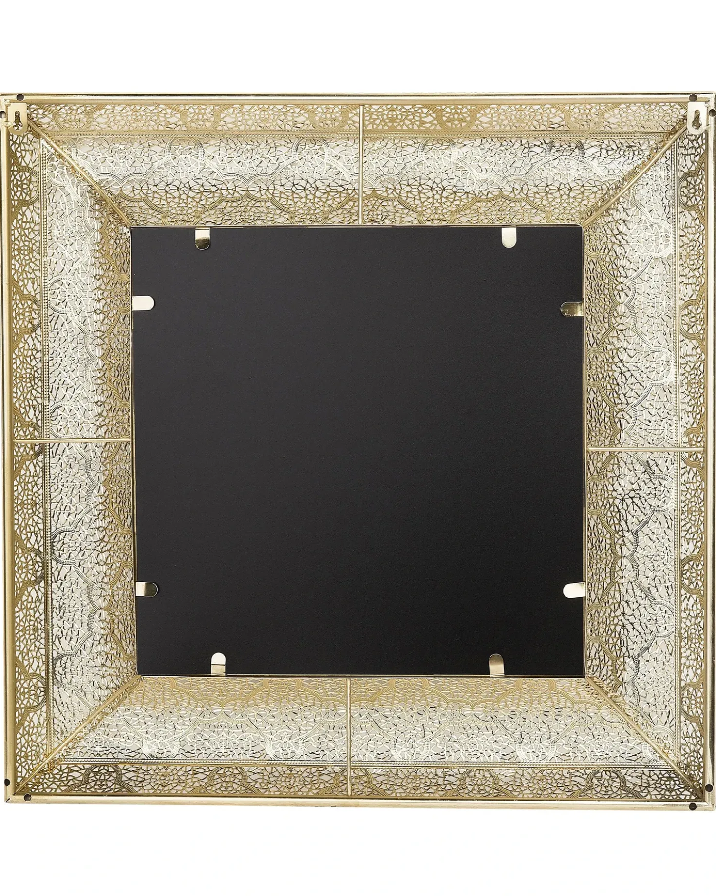 Specchio PLERIN 60 cm 60 cm Metallo Oro