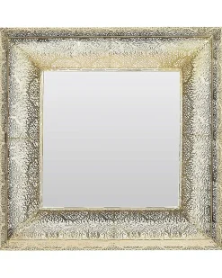 Specchio PLERIN 60 cm 60 cm Metallo Oro