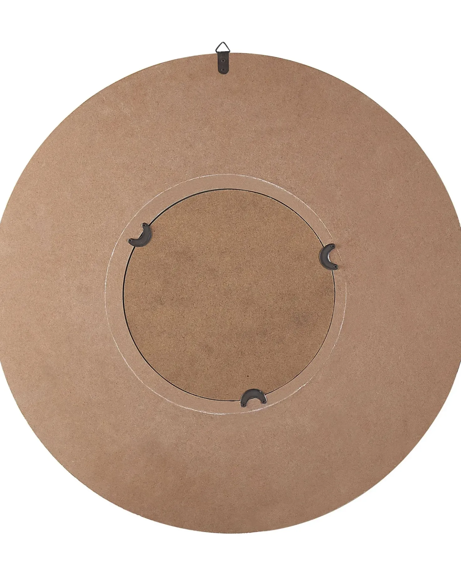 Specchio POMARO 60 cm 60 cm Legno di abete Marrone chiaro