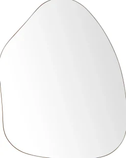 Specchio PUTEAUX 70 cm 92 cm Metallo Oro