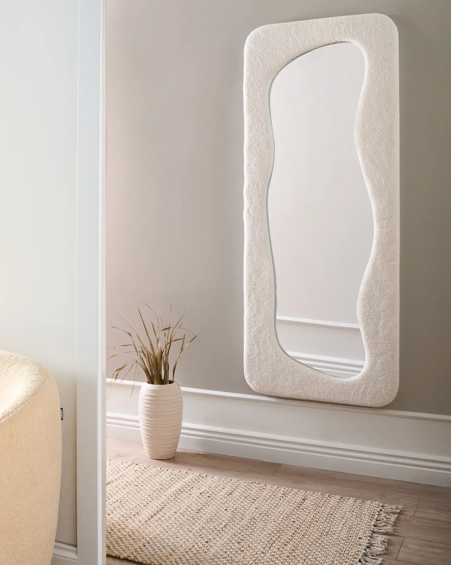 Specchio QUIMPER 70 cm 170 cm Bianco sporco