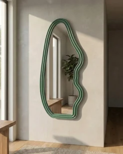 Specchio ROCLES 68 cm 160 cm Verde scuro