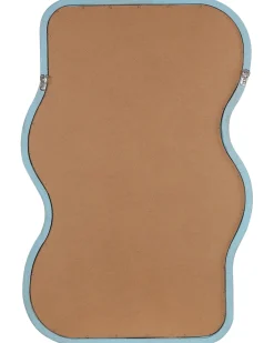 Specchio RONNET 60 cm 90 cm Legno di Paulownia Azzurro