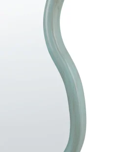 Specchio RONNET 60 cm 90 cm Legno di Paulownia Azzurro