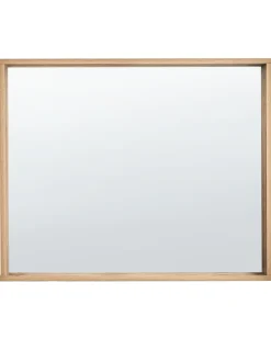 Specchio ROSELL 80 cm 65 cm Marrone chiaro
