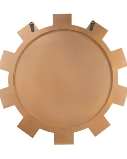 Specchio ROZEL 80 cm 80 cm Marrone dorato