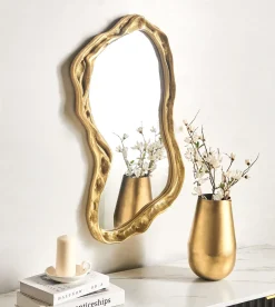 Specchio SERY 38 cm 75 cm Oro