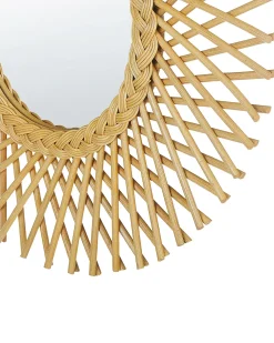 Specchio TAGOLU 60 cm 60 cm Rattan Naturale