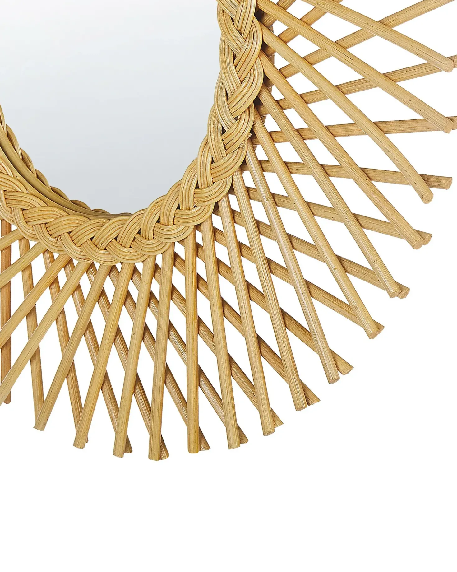 Specchio TAGOLU 60 cm 60 cm Rattan Naturale