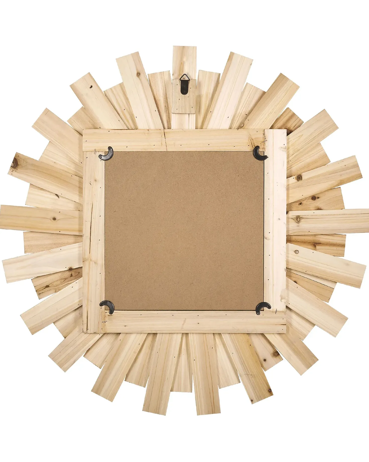 Specchio TAMPICO 75 cm 75 cm Legno di abete Multicolore