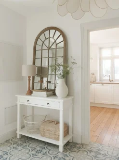 Specchio TREVOL 77 cm 130 cm Metallo Beige