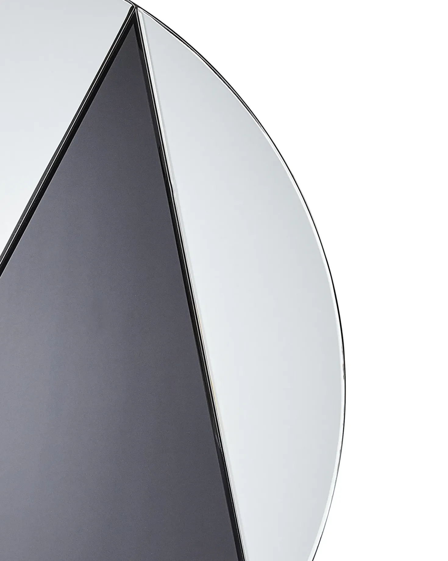 Specchio TROUVILLE 80 cm 80 cm Nero/Oro