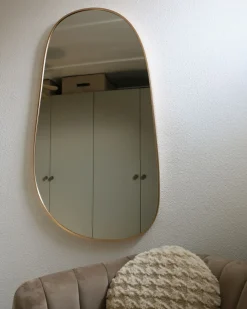Specchio VERNAIS 60 cm 110 cm Metallo Oro