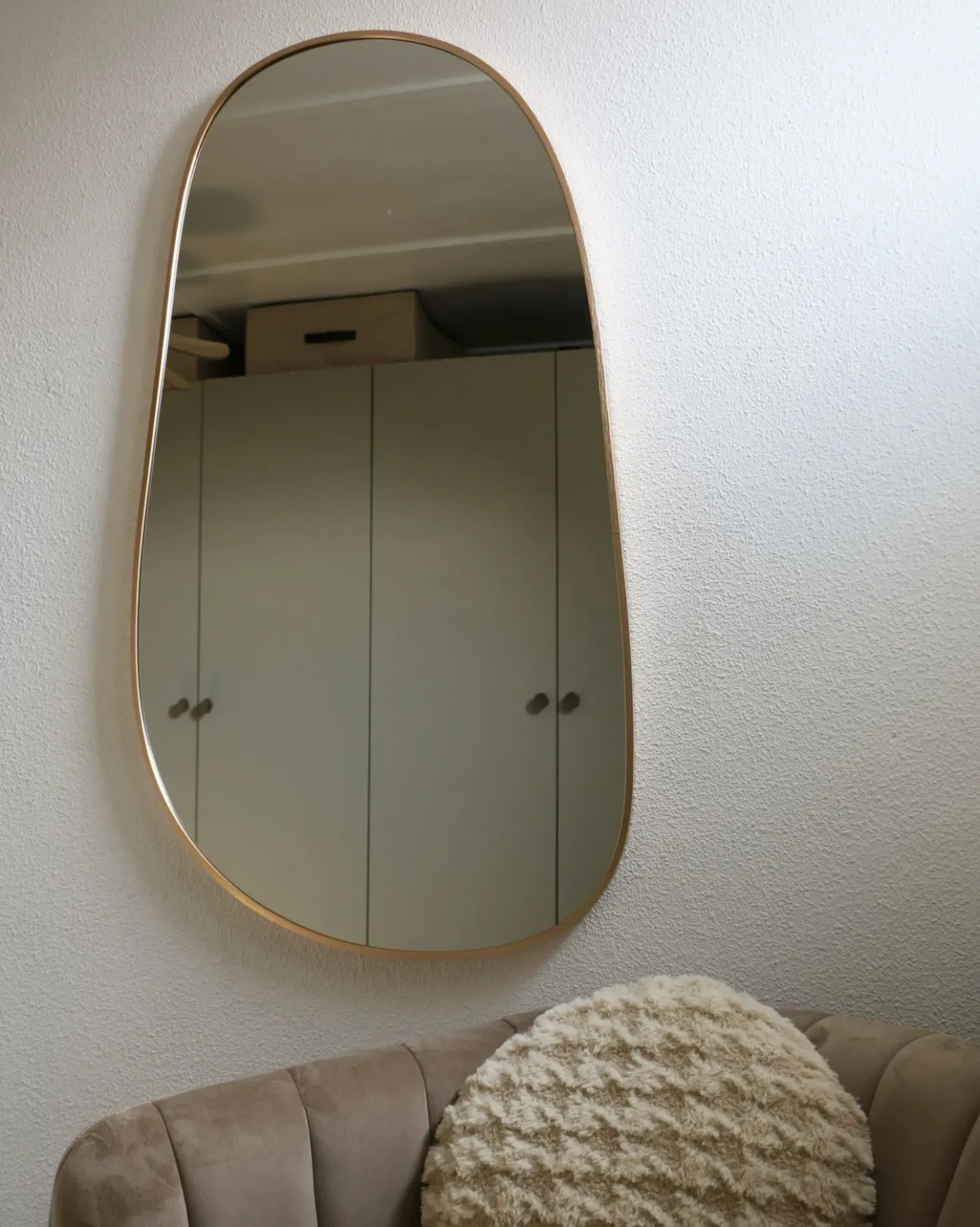 Specchio VERNAIS 60 cm 110 cm Metallo Oro