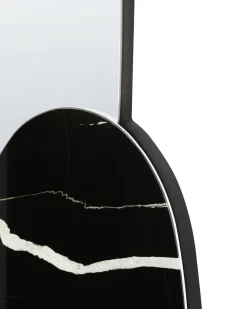 Specchio VIERZON 58 cm 120 cm Nero