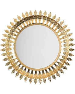 Specchio VOREY 60 cm 60 cm Metallo Oro