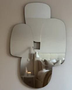Specchio VOUZON 80 cm 120 cm Argento