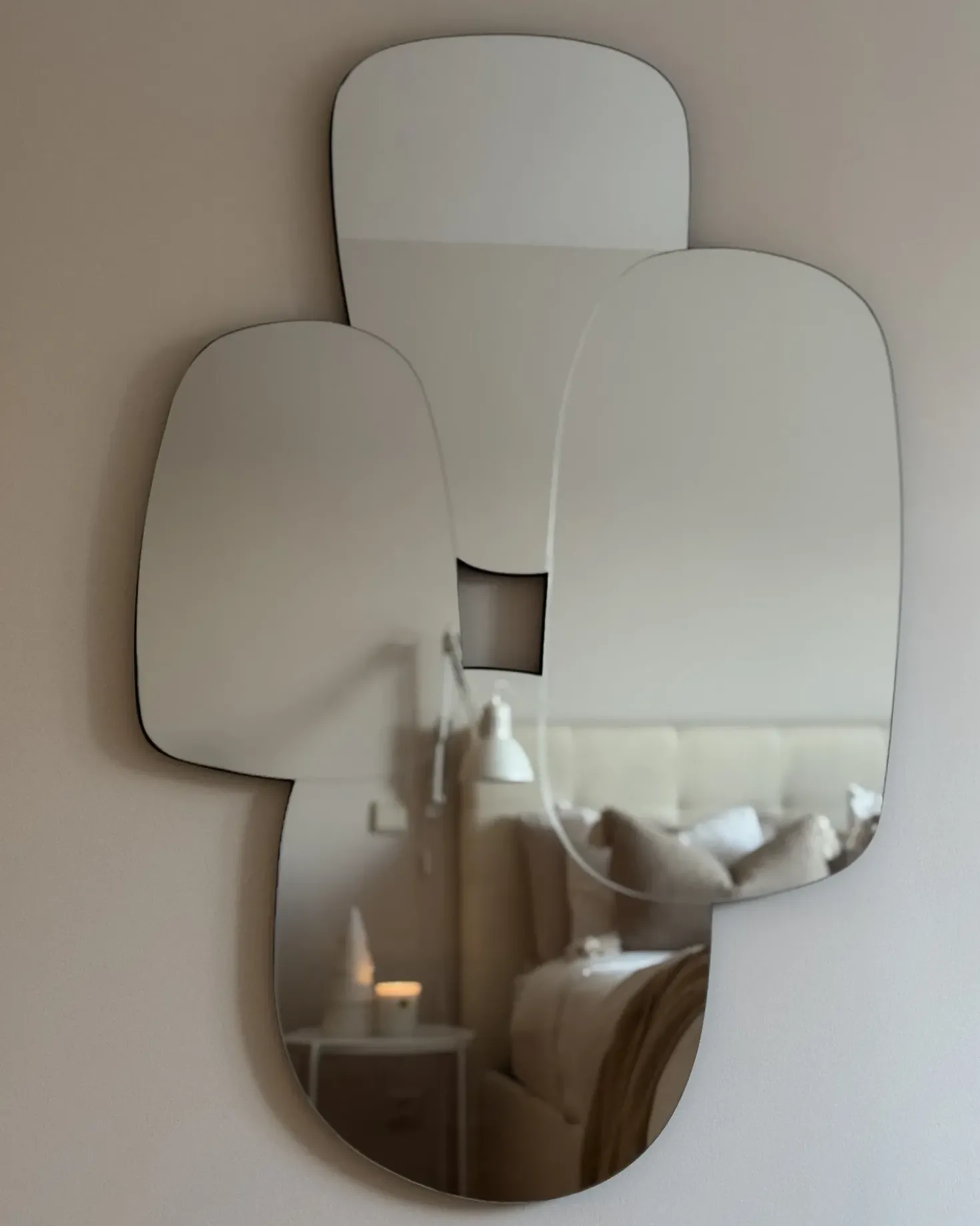 Specchio VOUZON 80 cm 120 cm Argento