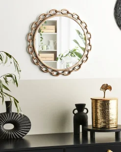 Specchio YEBRA 46 cm 46 cm Oro