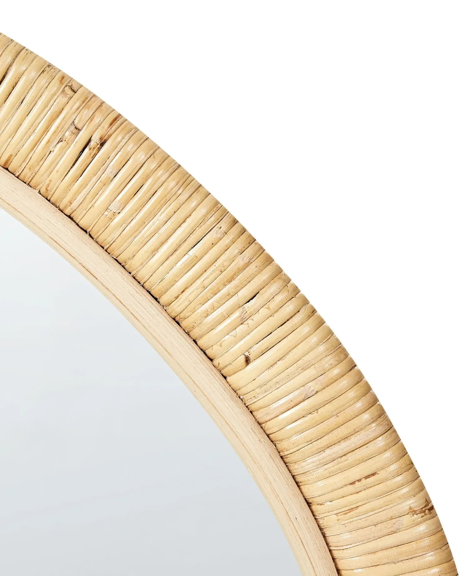 Specchio ZAATARI 50 cm 60 cm Rattan Naturale