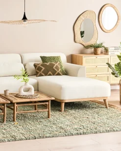 Specchio ZAATARI 50 cm 60 cm Rattan Naturale