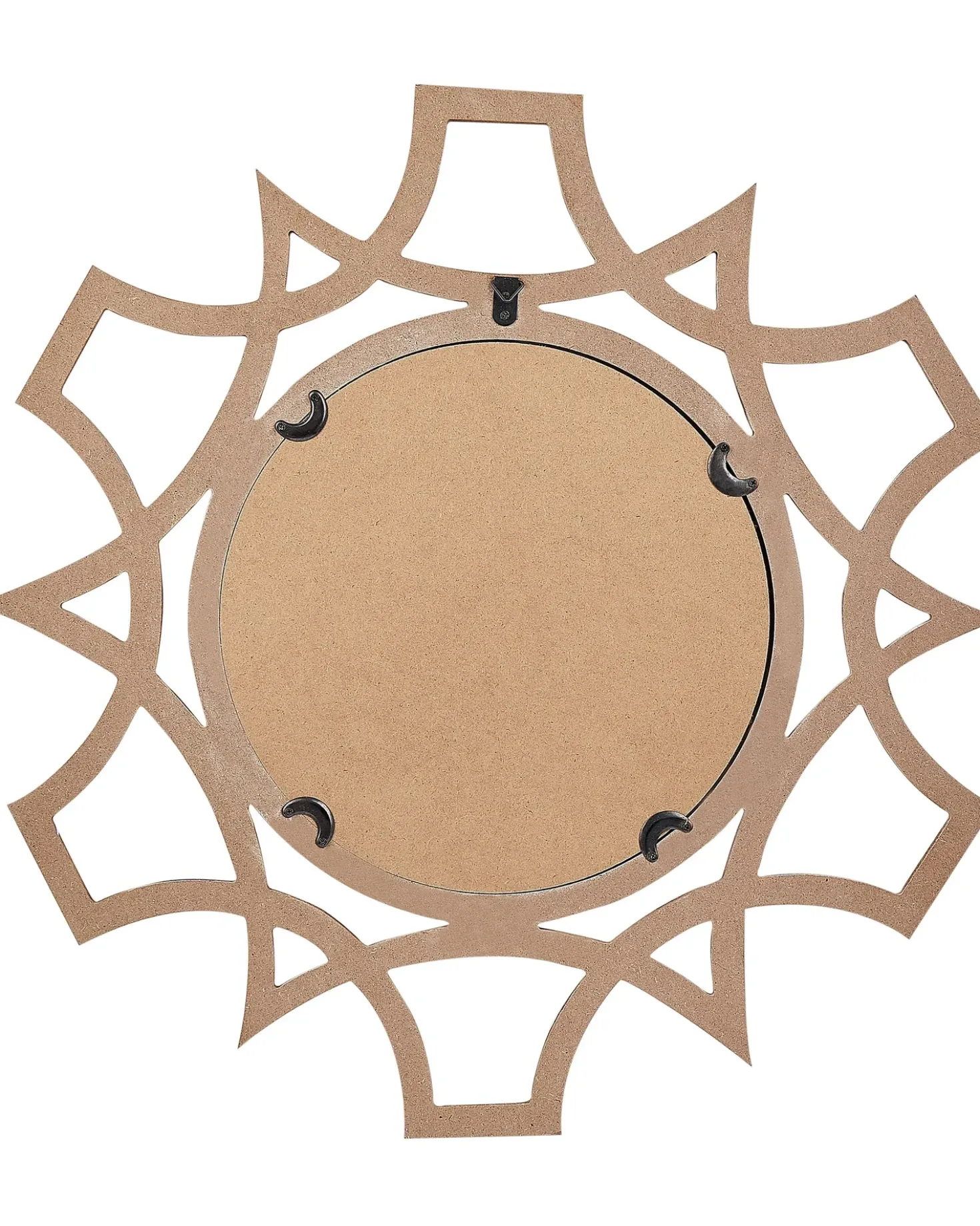 Specchio ZAPOPAN 60 cm 60 cm Legno di abete chiaro