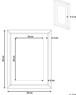 Stampa da parete Incorniciata HIDMO Motivo astratto 30 x 40 cm Grigio