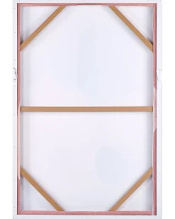 Stampa su tela ADELFIA Motivo astratto 63 x 99 cm Multicolore