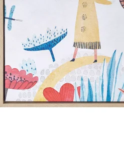 Stampa su tela BIBBIENA Motivo per bambini 63 x 99 cm Multicolore