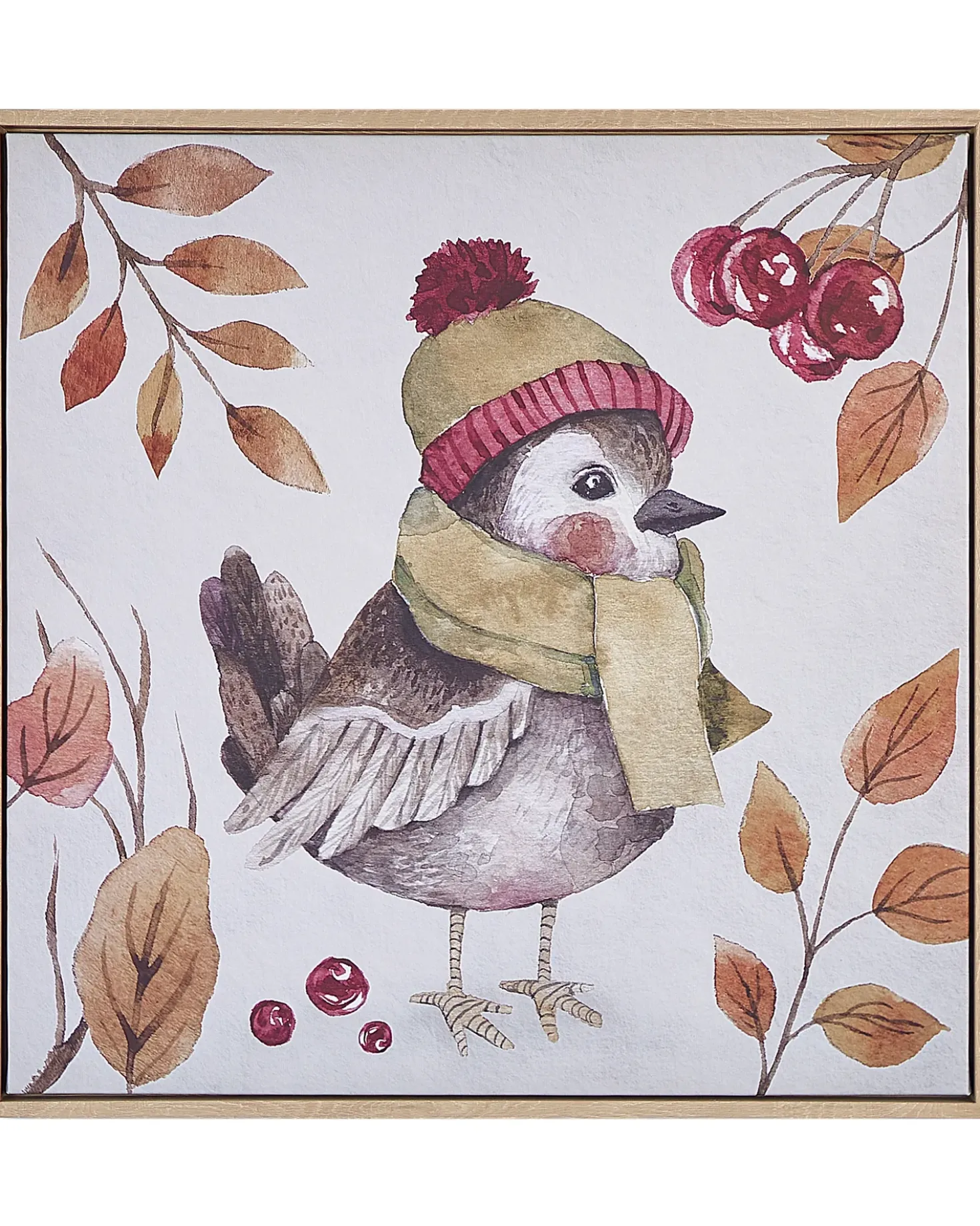 Stampa su tela CASTRO Motivo animale 63 x 63 cm Multicolore