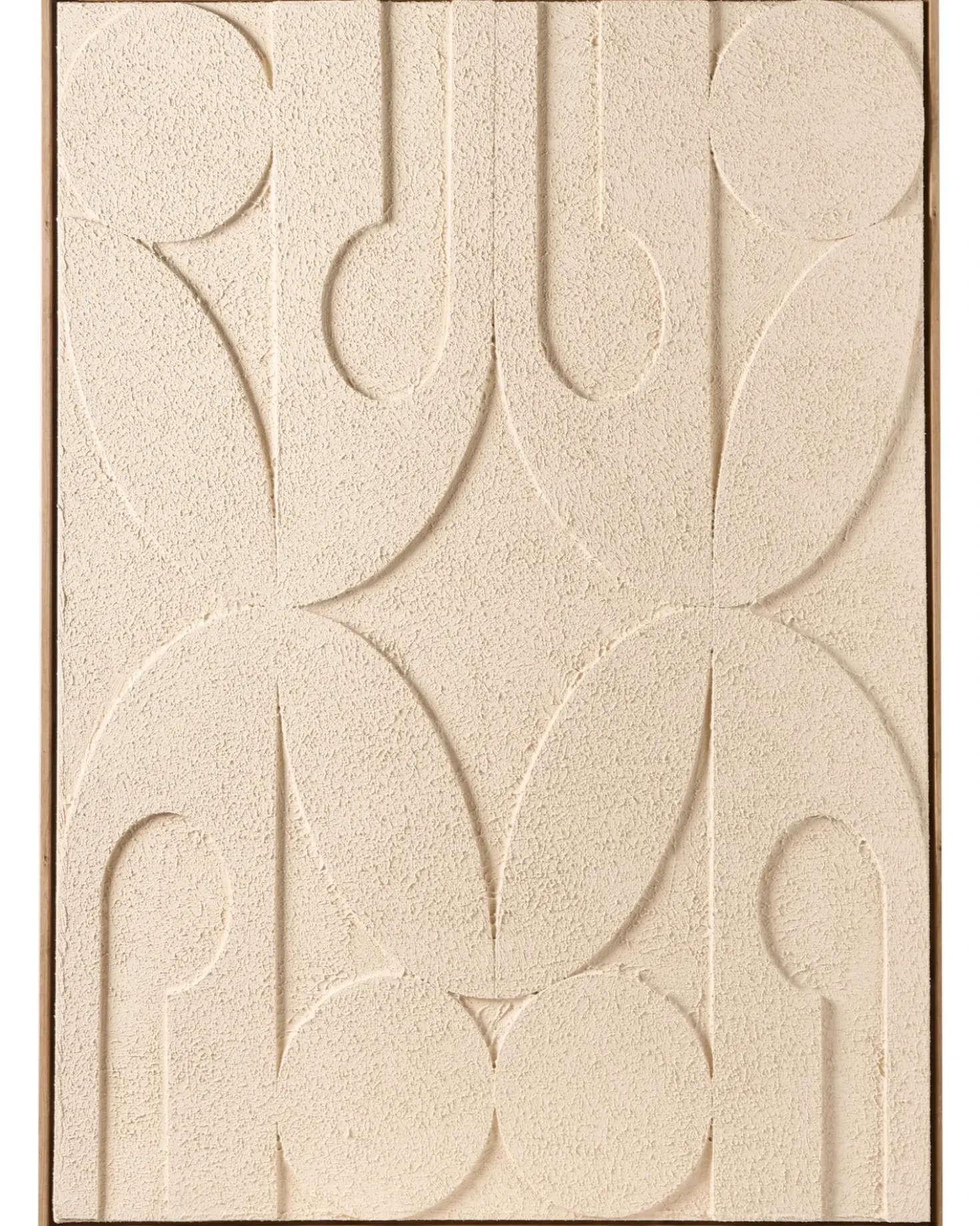 Stampa su tela COLERAINE Motivo astratto Beige