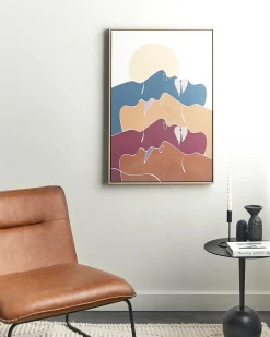 Stampa su tela FASANO Motivo femminile 63 x 93 cm Multicolore