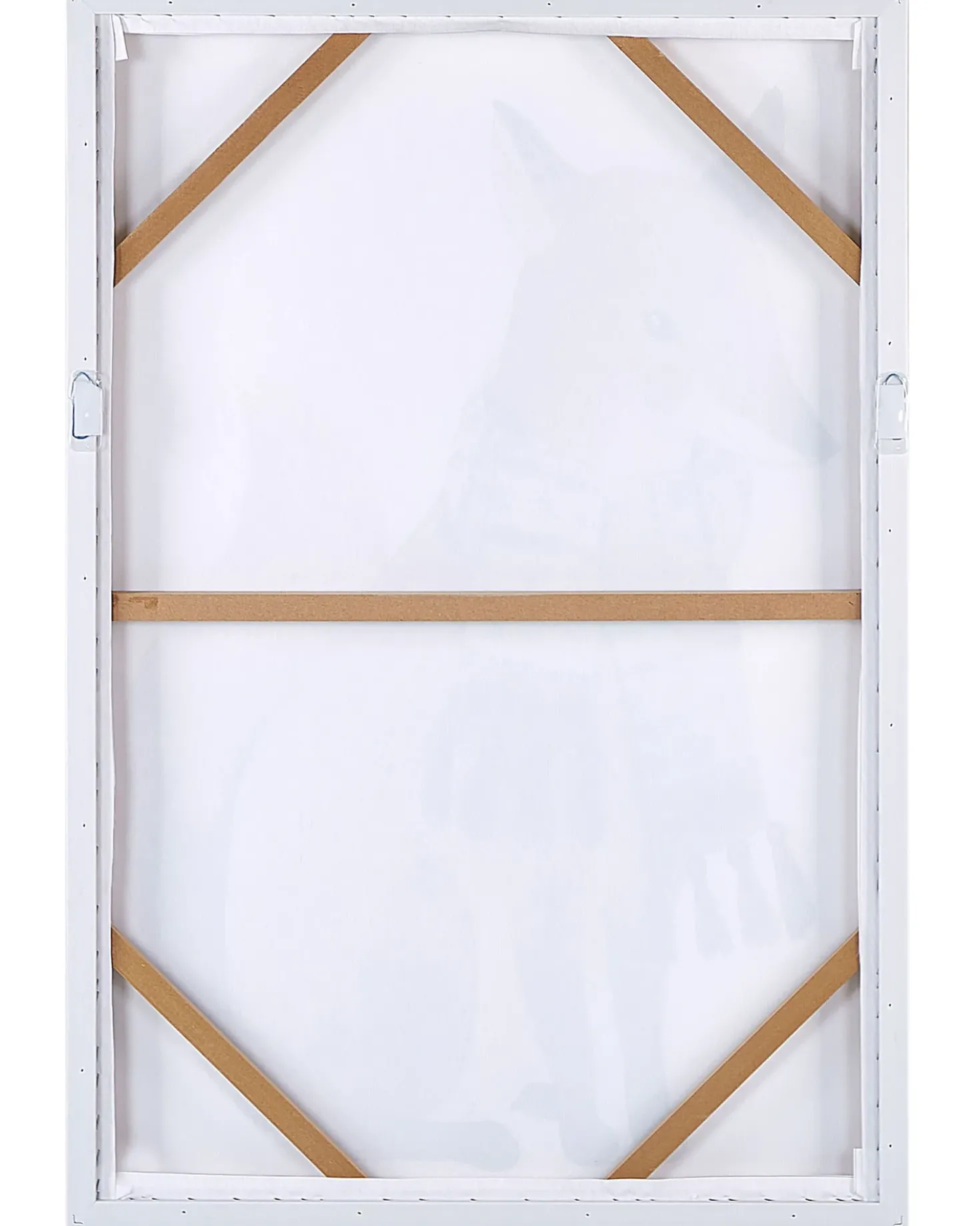 Stampa su tela MUCCIA Motivo animale 63 x 99 cm Marrone
