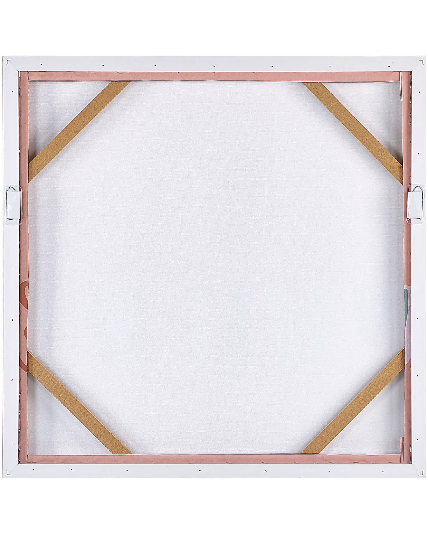 Stampa su tela TAURISANO Motivo per bambini 63 x 63 cm Rosa