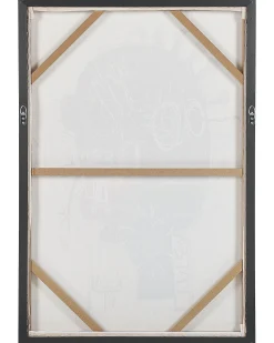Stampa su tela TREPPIO Motivo astratto 63 x 99 cm Blu