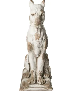 Statua da giardino CAPALBIO Cane Beige