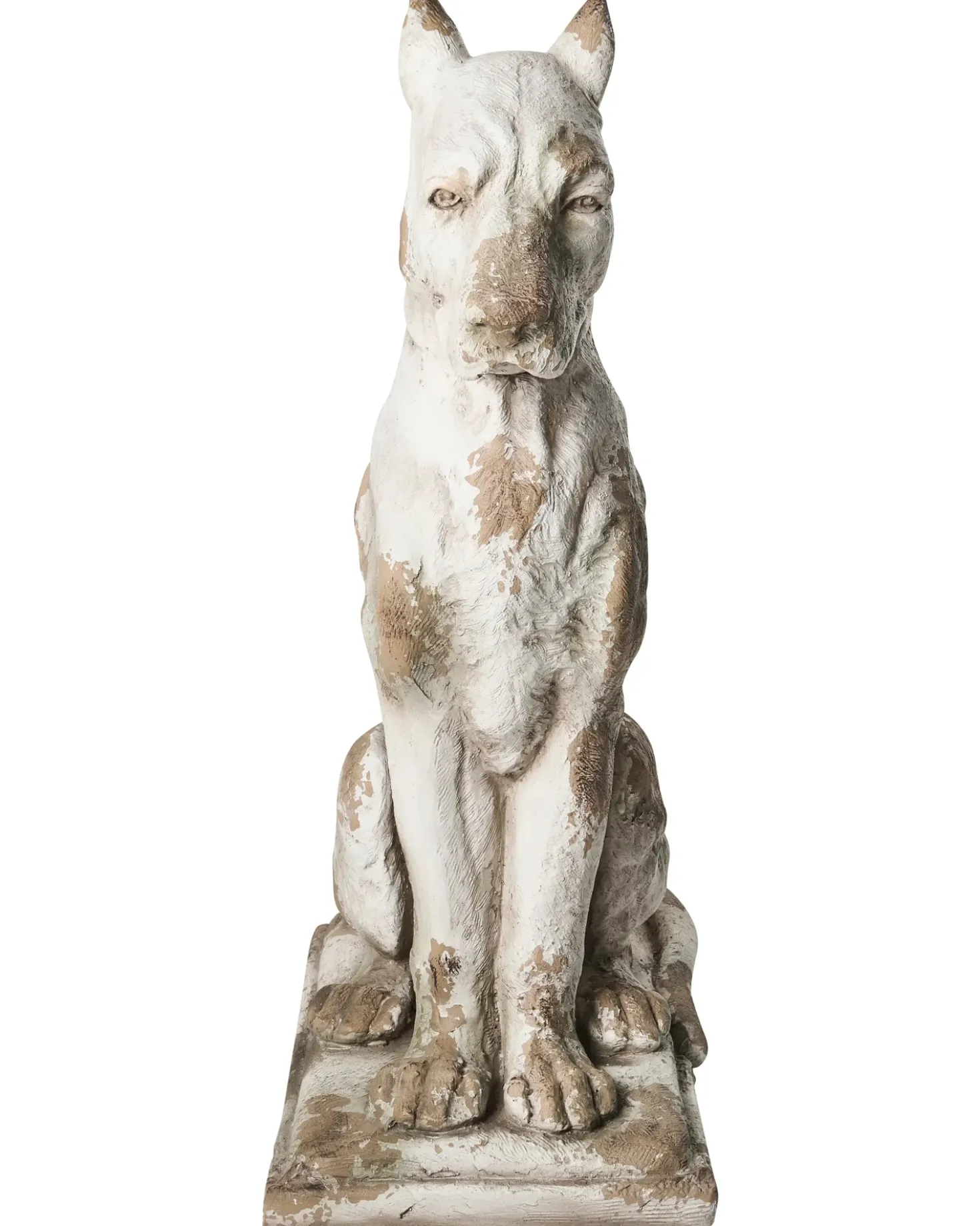 Statua da giardino CAPALBIO Cane Beige