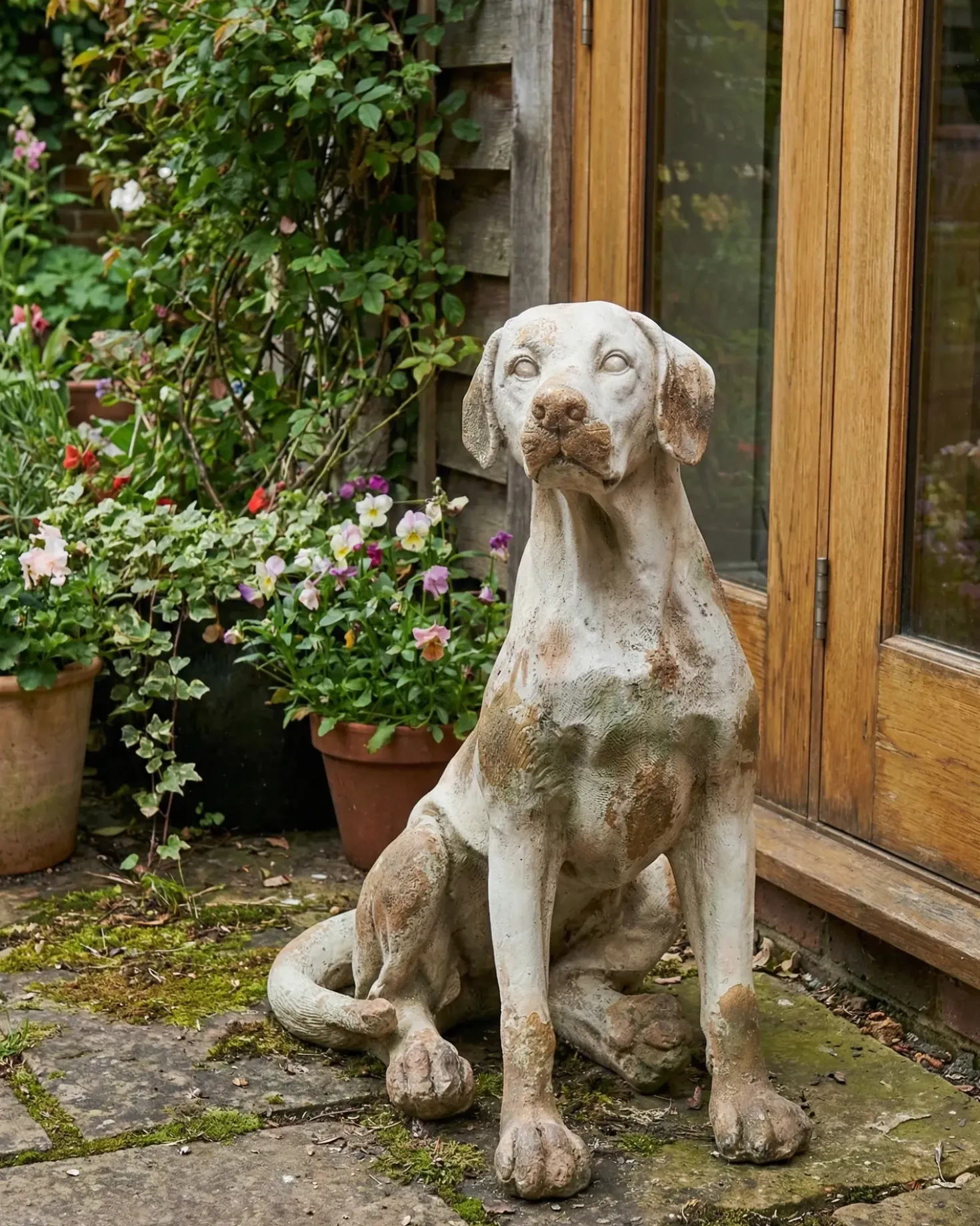 Statua da giardino CETONA Cane Beige